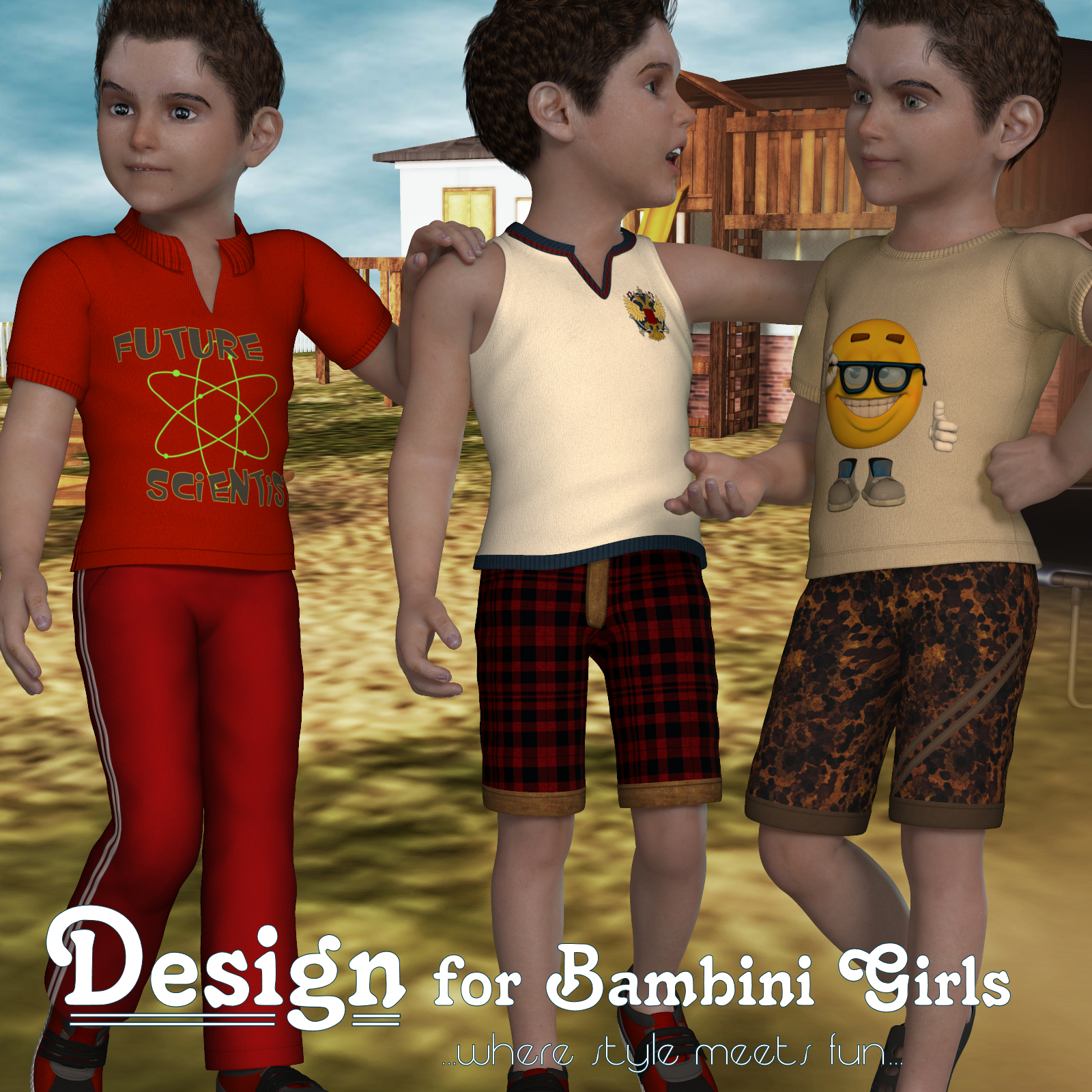 Design for Bambini Boys K4_Poser by N/A