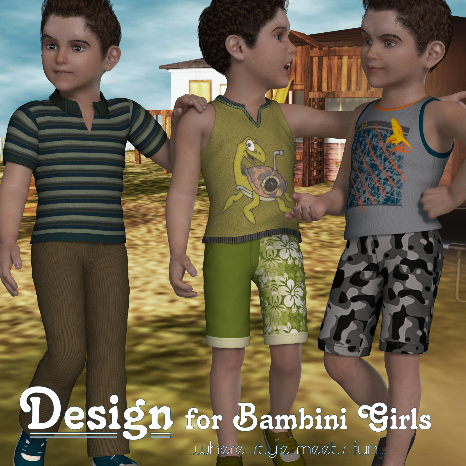 Design for Bambini Boys K4_Poser by N/A