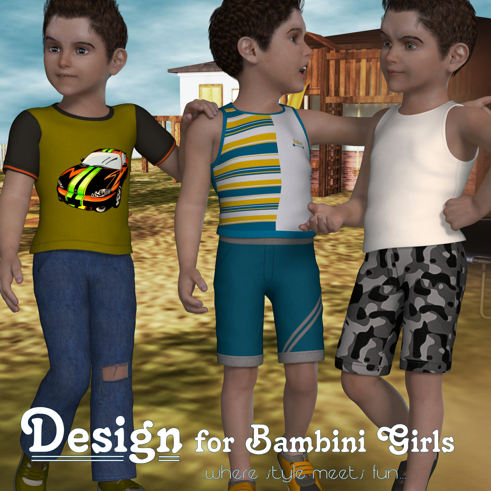 Design for Bambini Boys K4_Poser by N/A