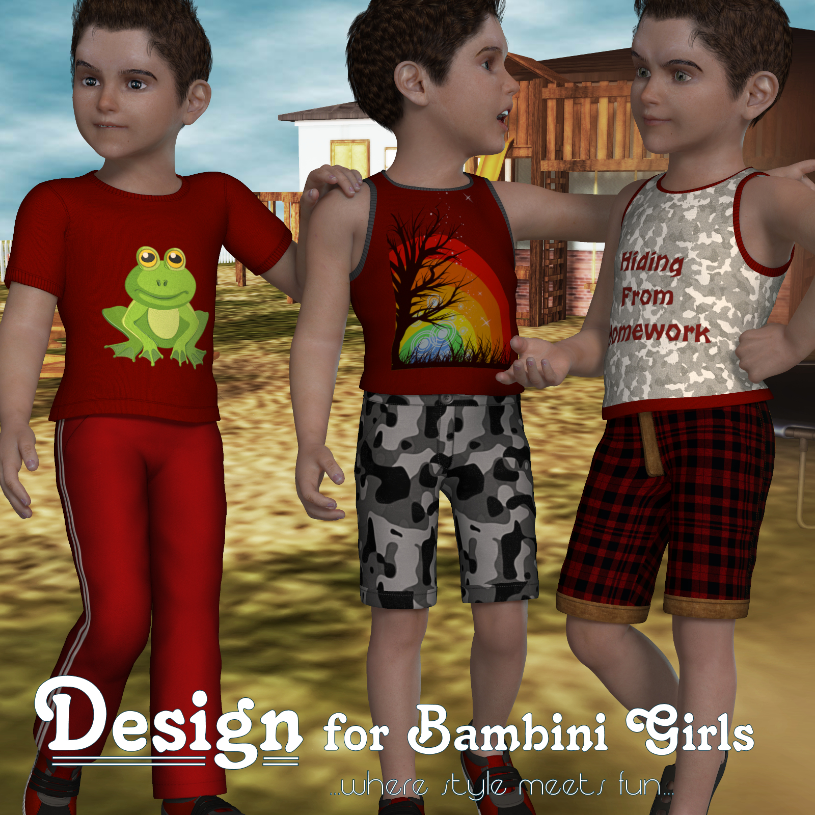 Design for Bambini Boys K4_Poser by N/A