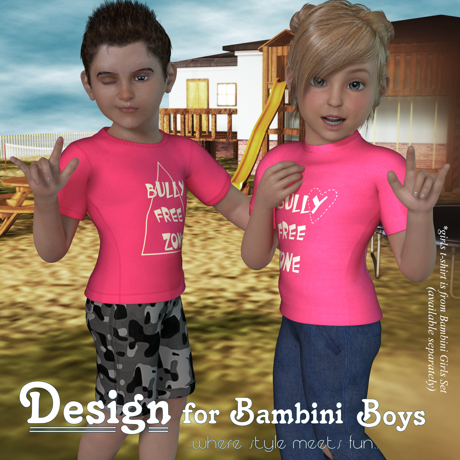Design for Bambini Boys K4_Poser by N/A