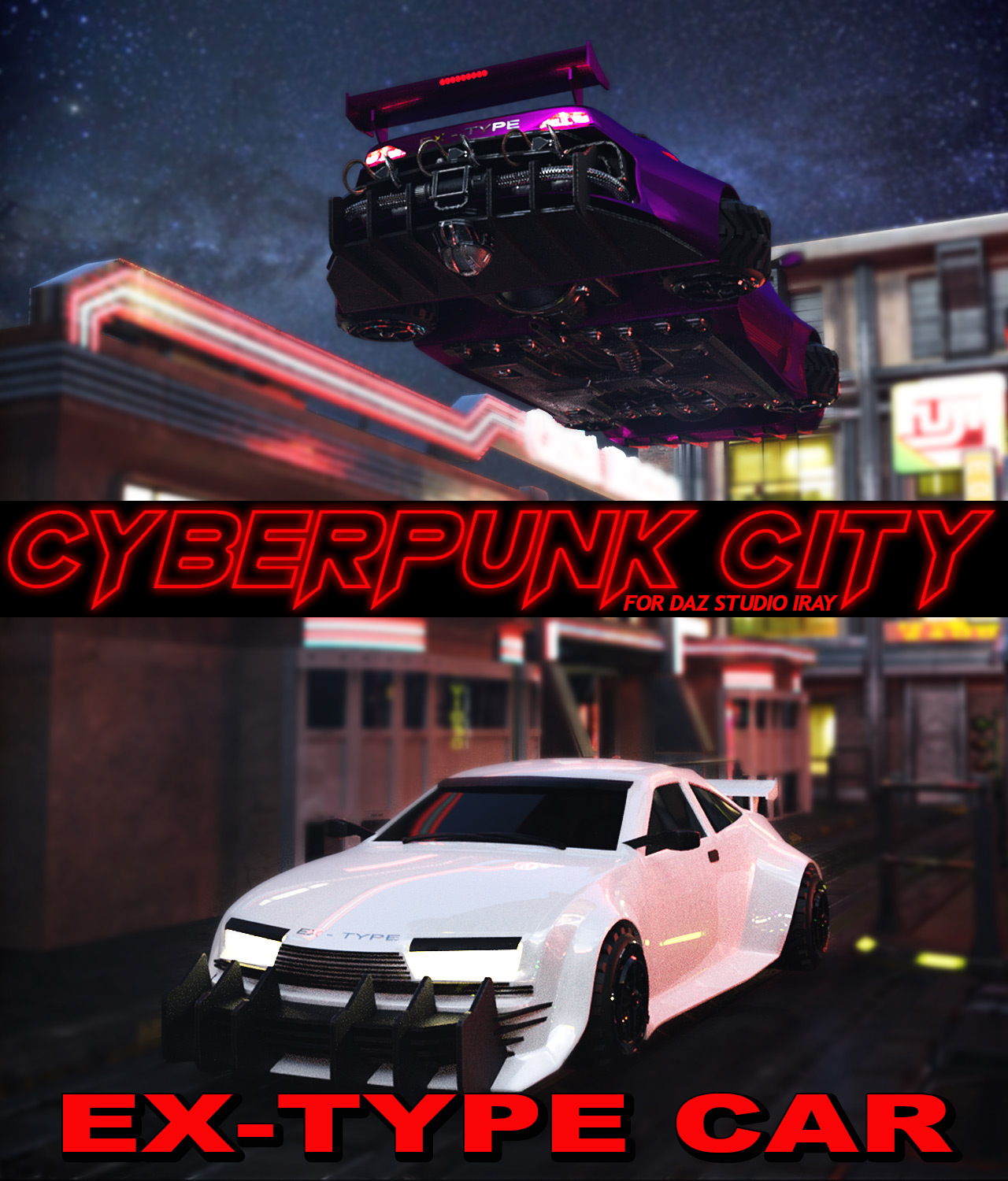 Cyberpunk City BUNDLE for DS Iray by N/A