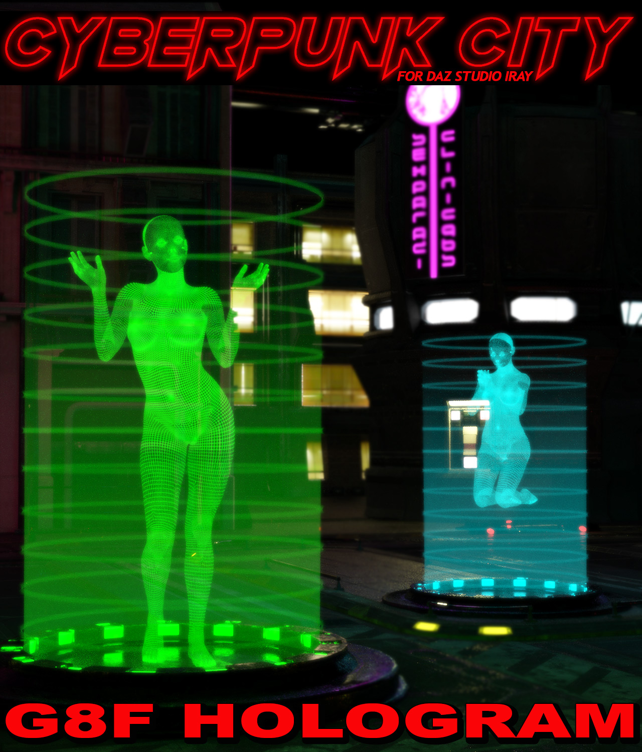Cyberpunk City BUNDLE for DS Iray by N/A