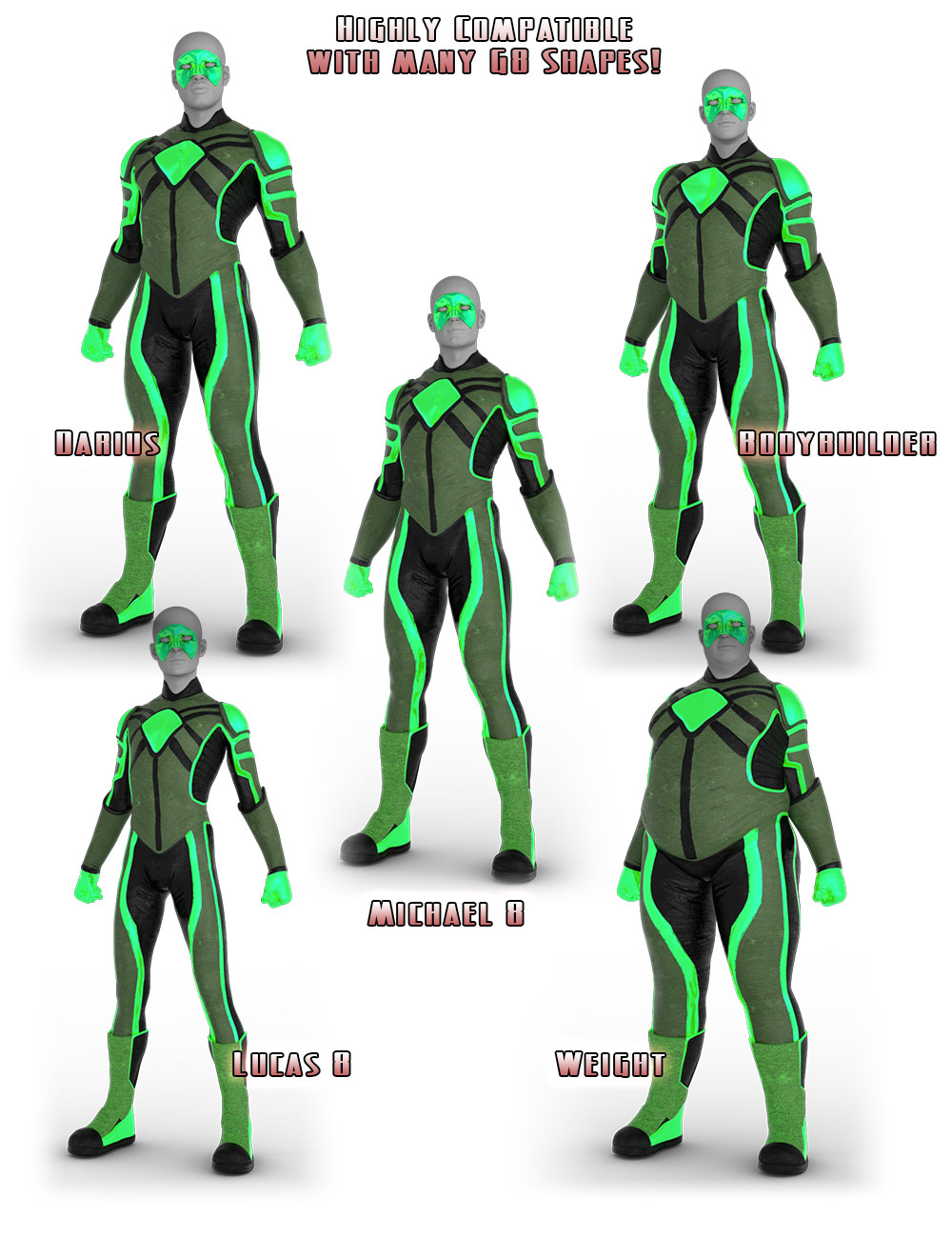 Modern Superheroes: The Emerald Torch for G8M by N/A