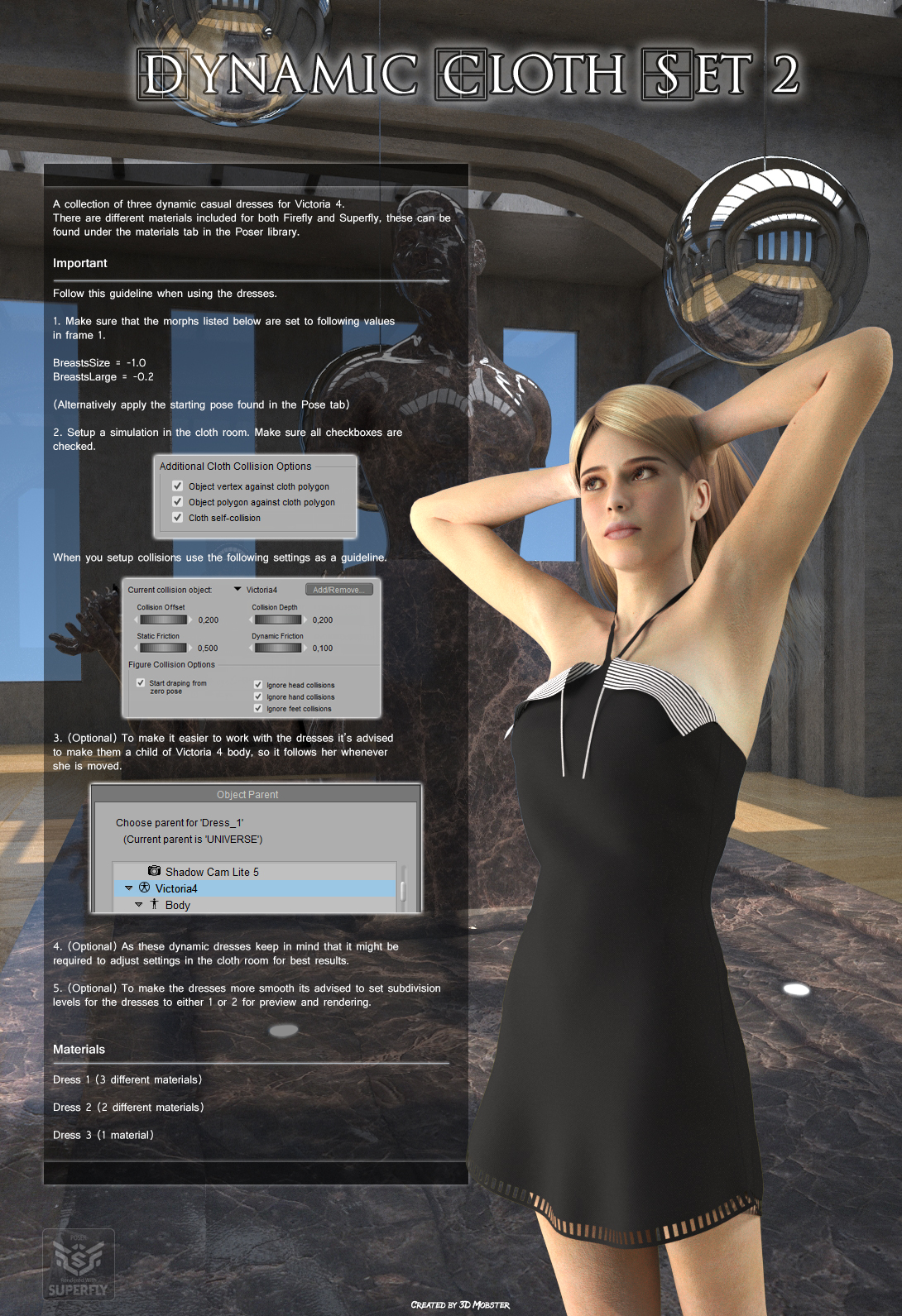 Dynamic cloth set 2 for V4 by N/A