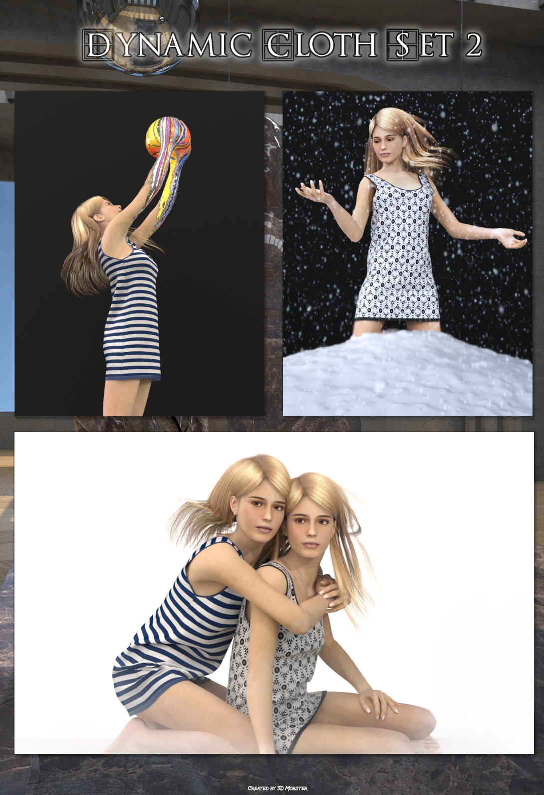 Dynamic cloth set 2 for V4 by N/A