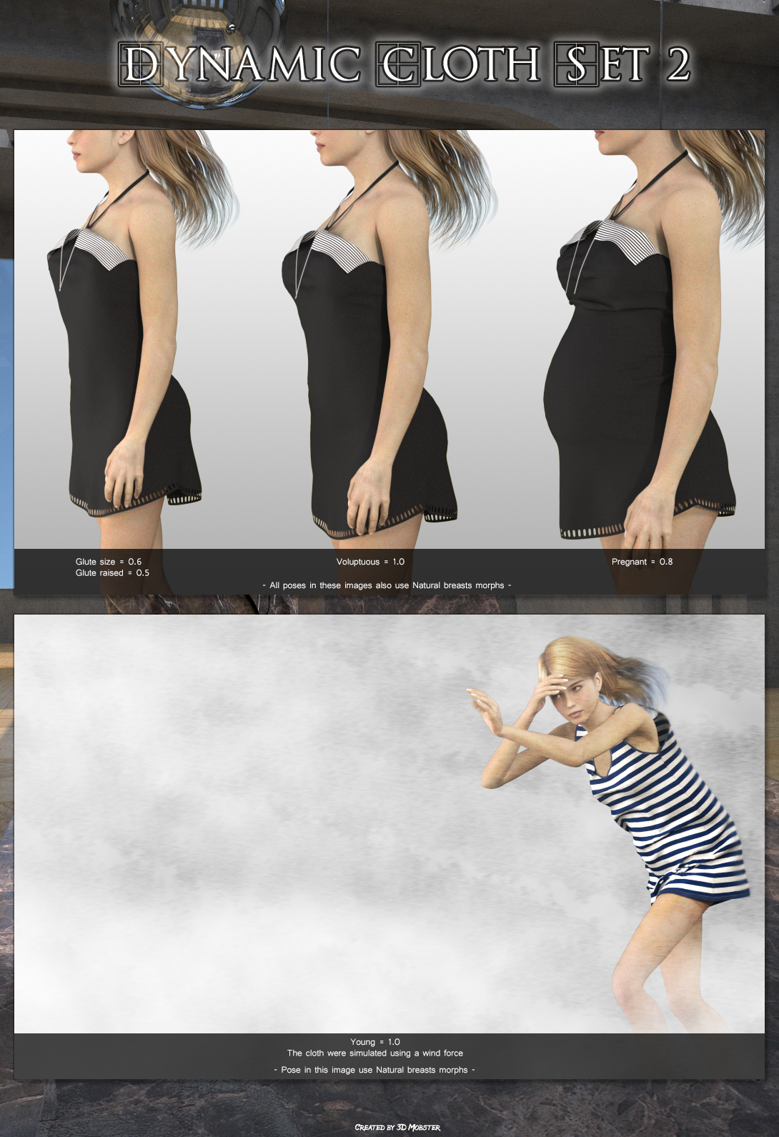 Dynamic cloth set 2 for V4 by N/A