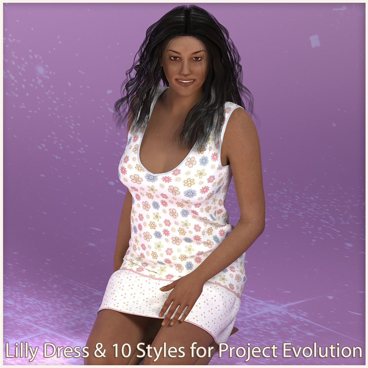Lilly Dress for PE and Pauline - Poser by N/A