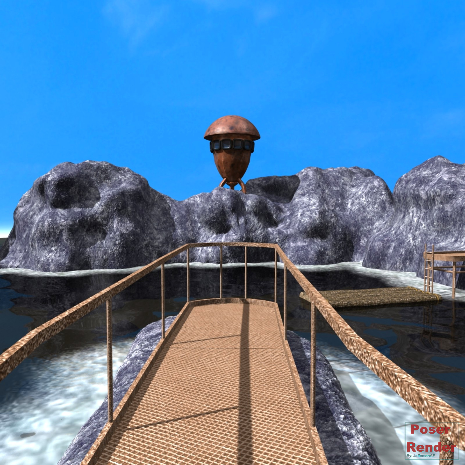 A mysterious place Poser by N/A
