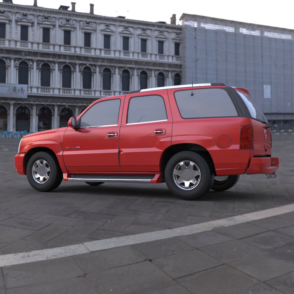 Cadillac Escalade 2002  3ds and obj - Extended License by N/A