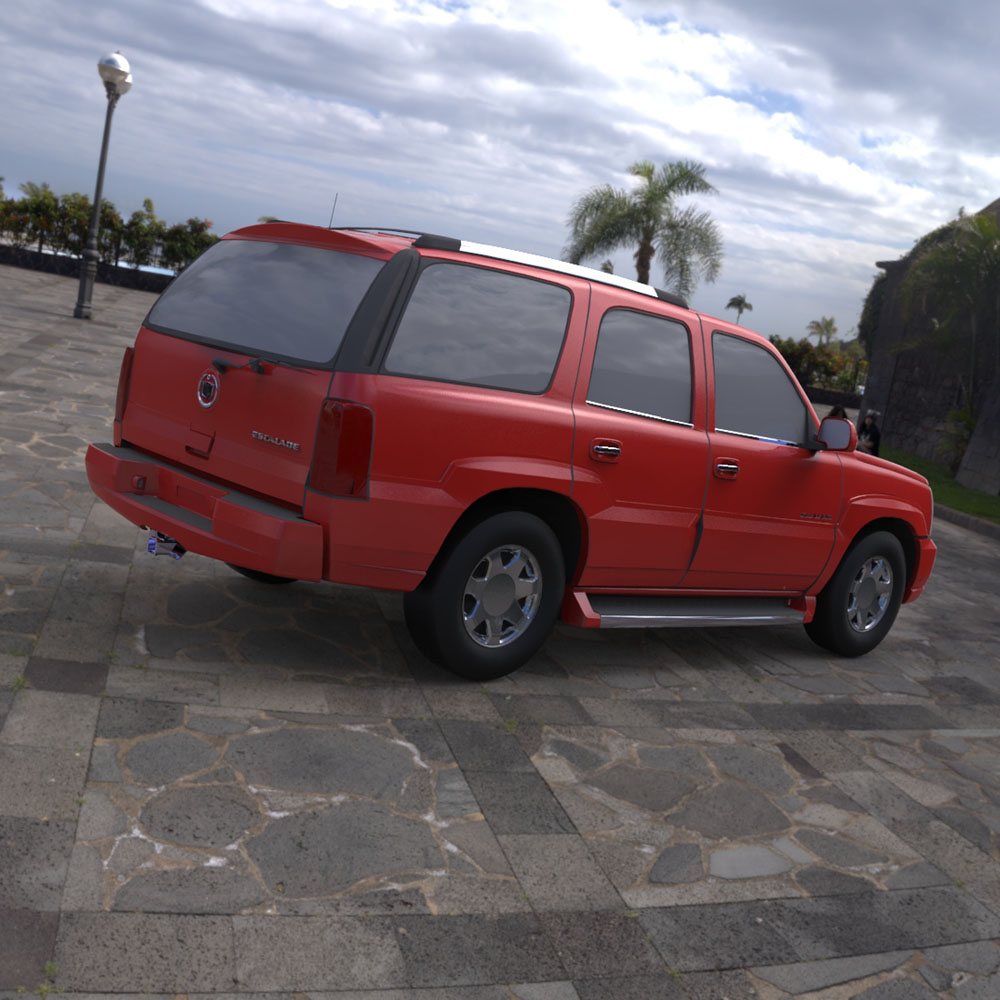 Cadillac Escalade 2002  3ds and obj - Extended License by N/A
