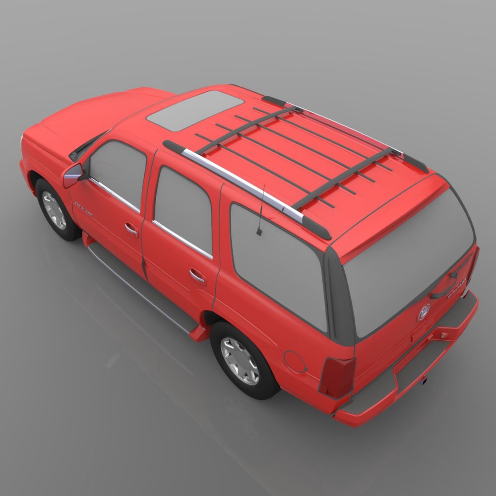 Cadillac Escalade 2002  3ds and obj - Extended License by N/A