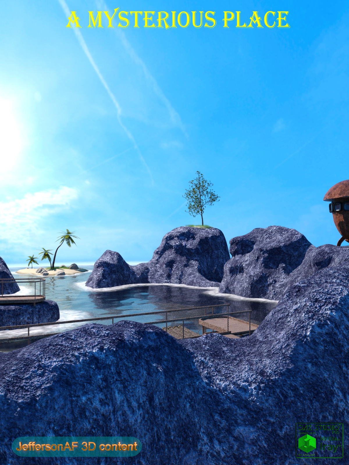 A mysterious place DAZ by N/A