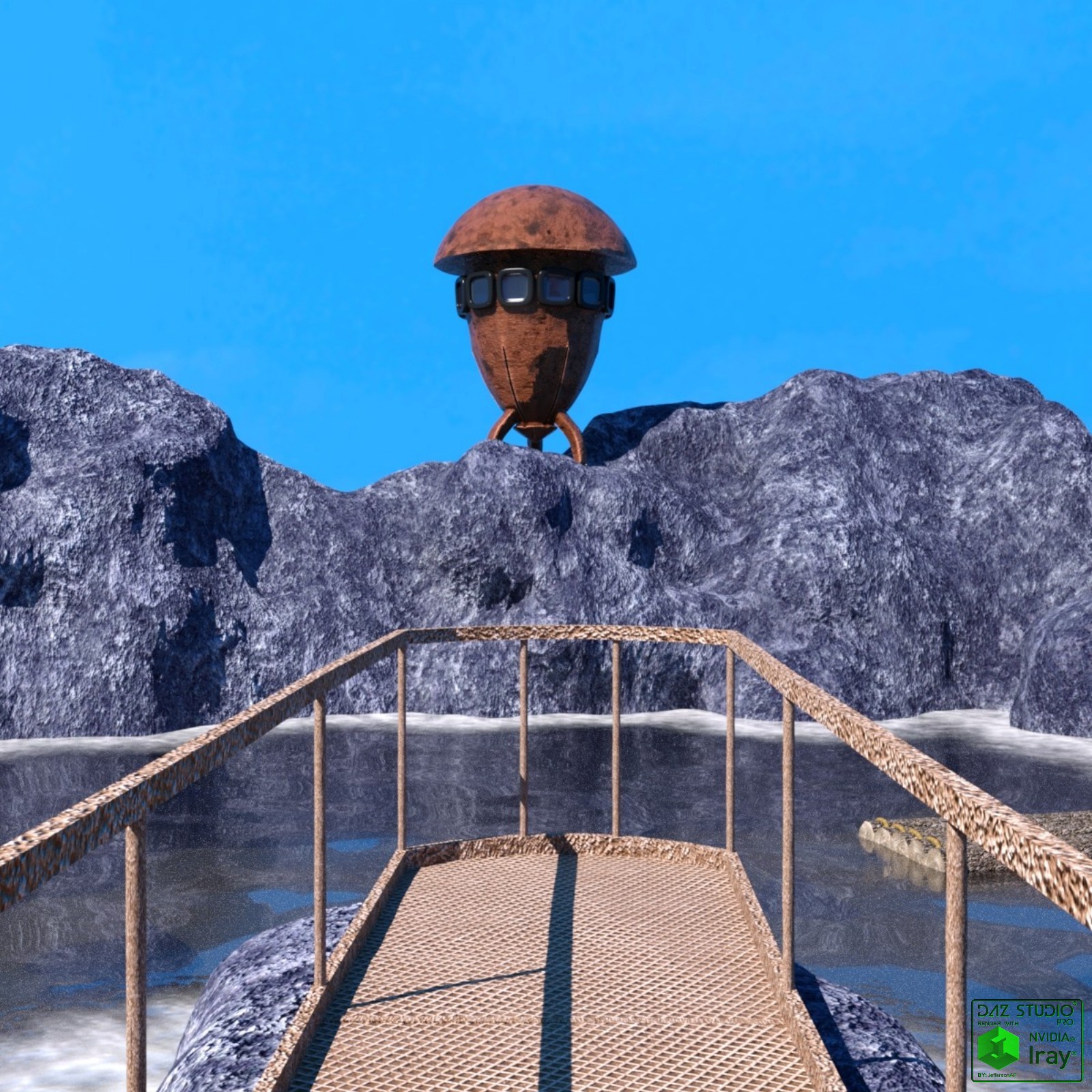 A mysterious place DAZ by N/A