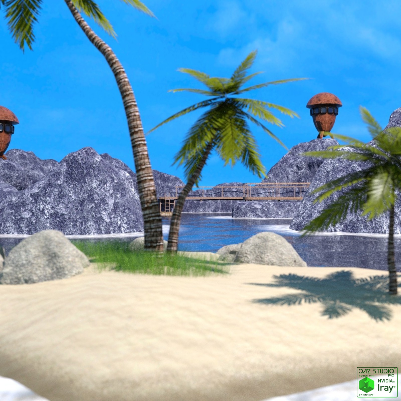 A mysterious place DAZ by N/A