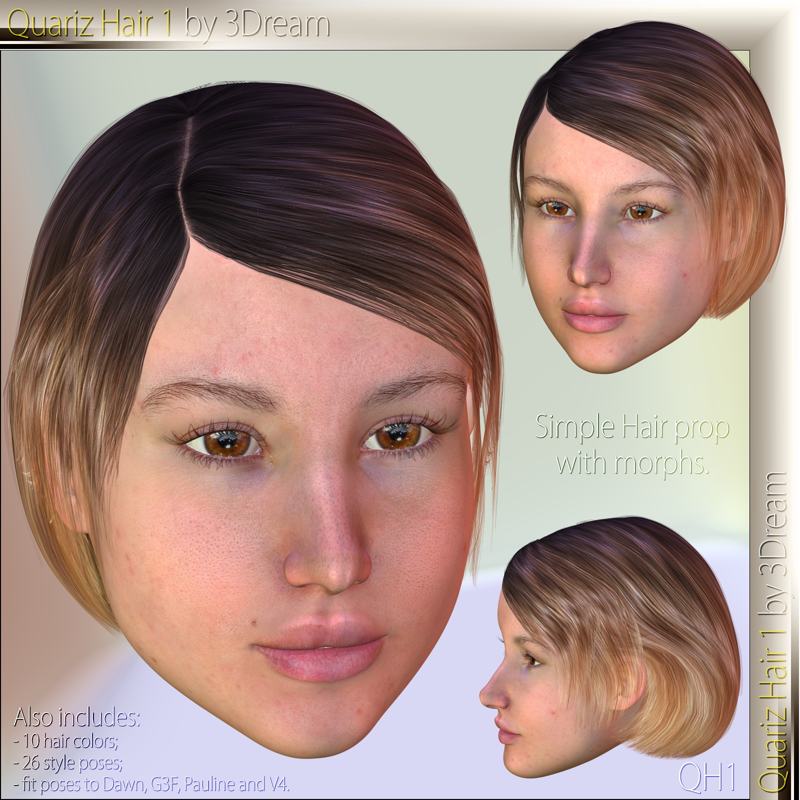 Quariz Hair 1 by N/A