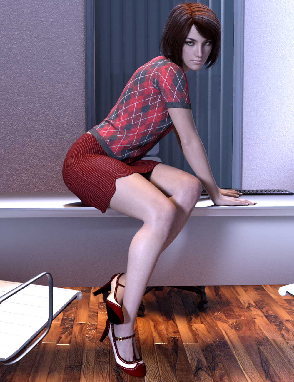 dForce 9 to 5 outfit for G8F by N/A