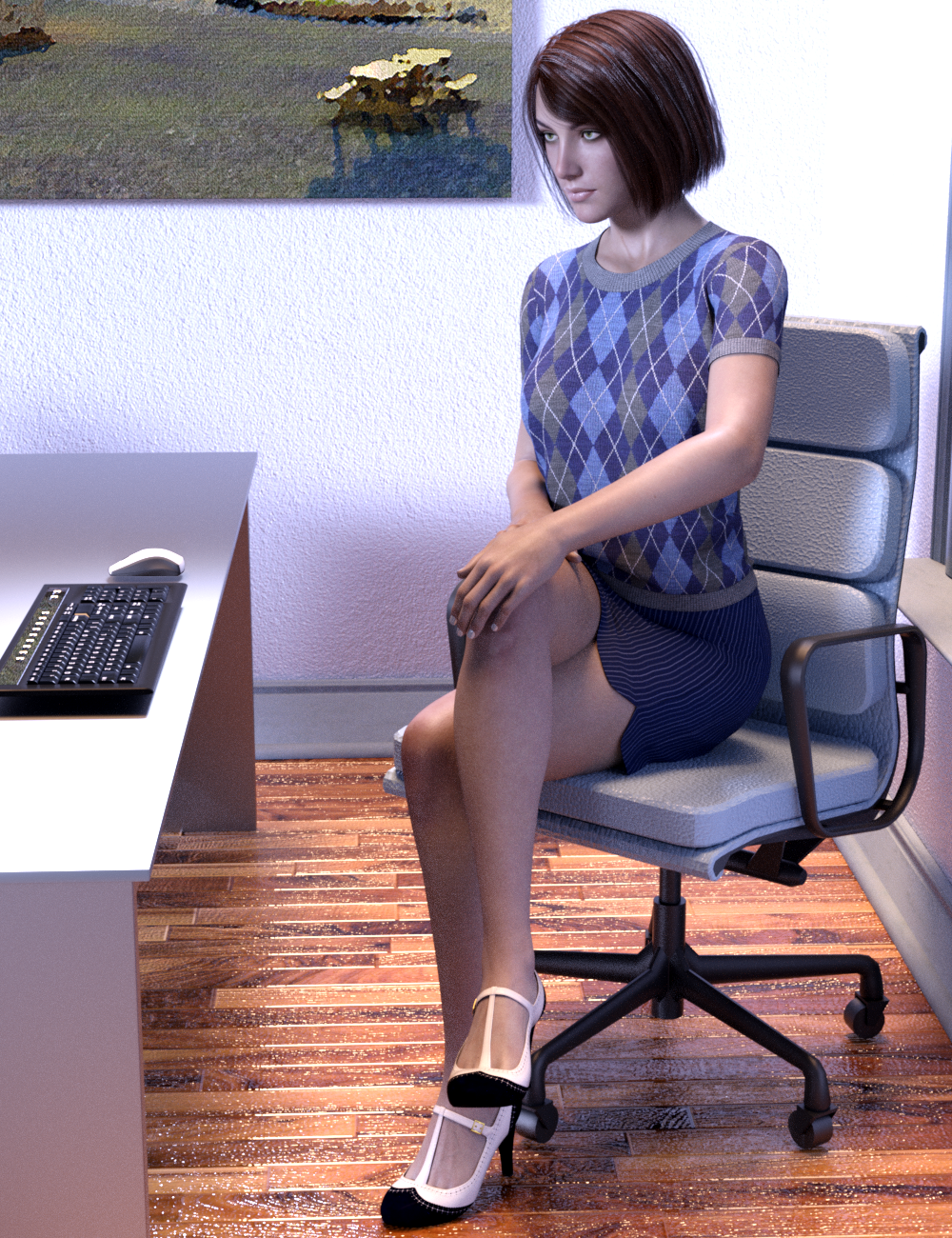 dForce 9 to 5 outfit for G8F by N/A