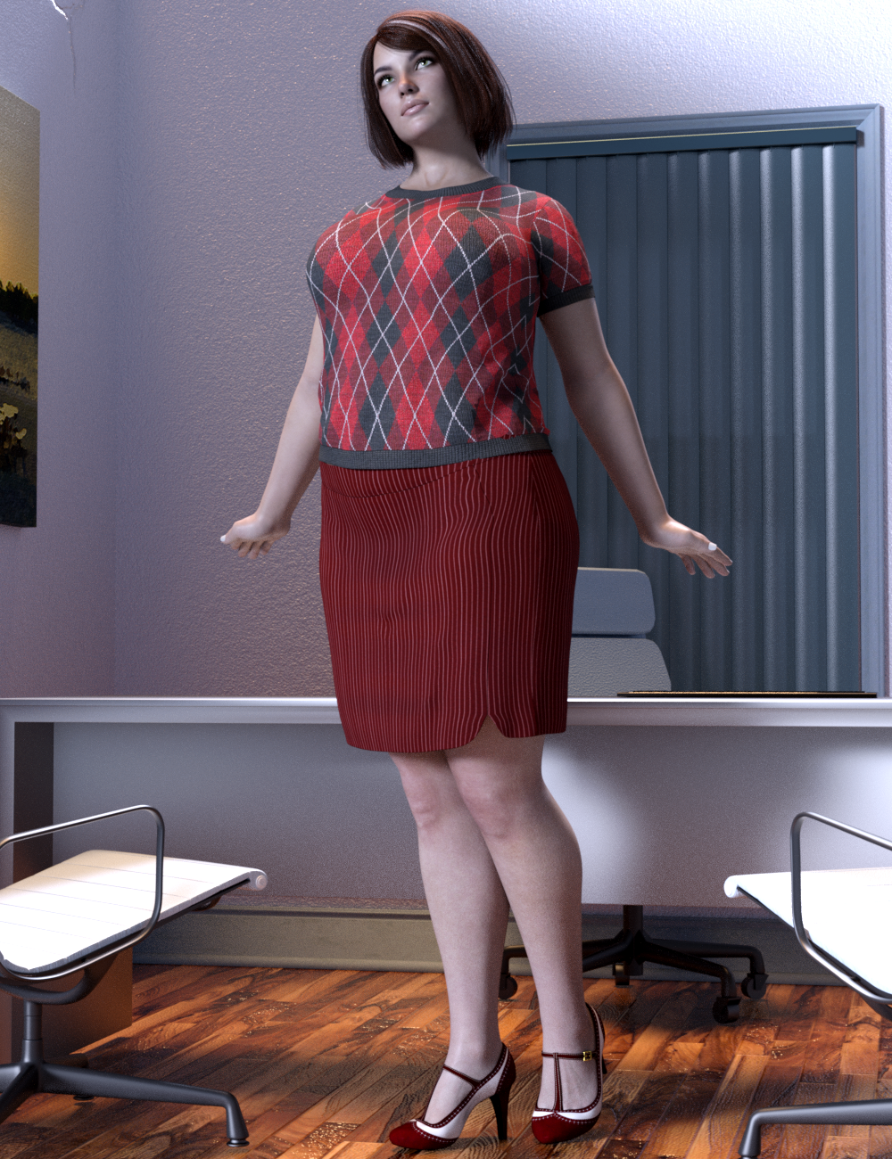 dForce 9 to 5 outfit for G8F by N/A