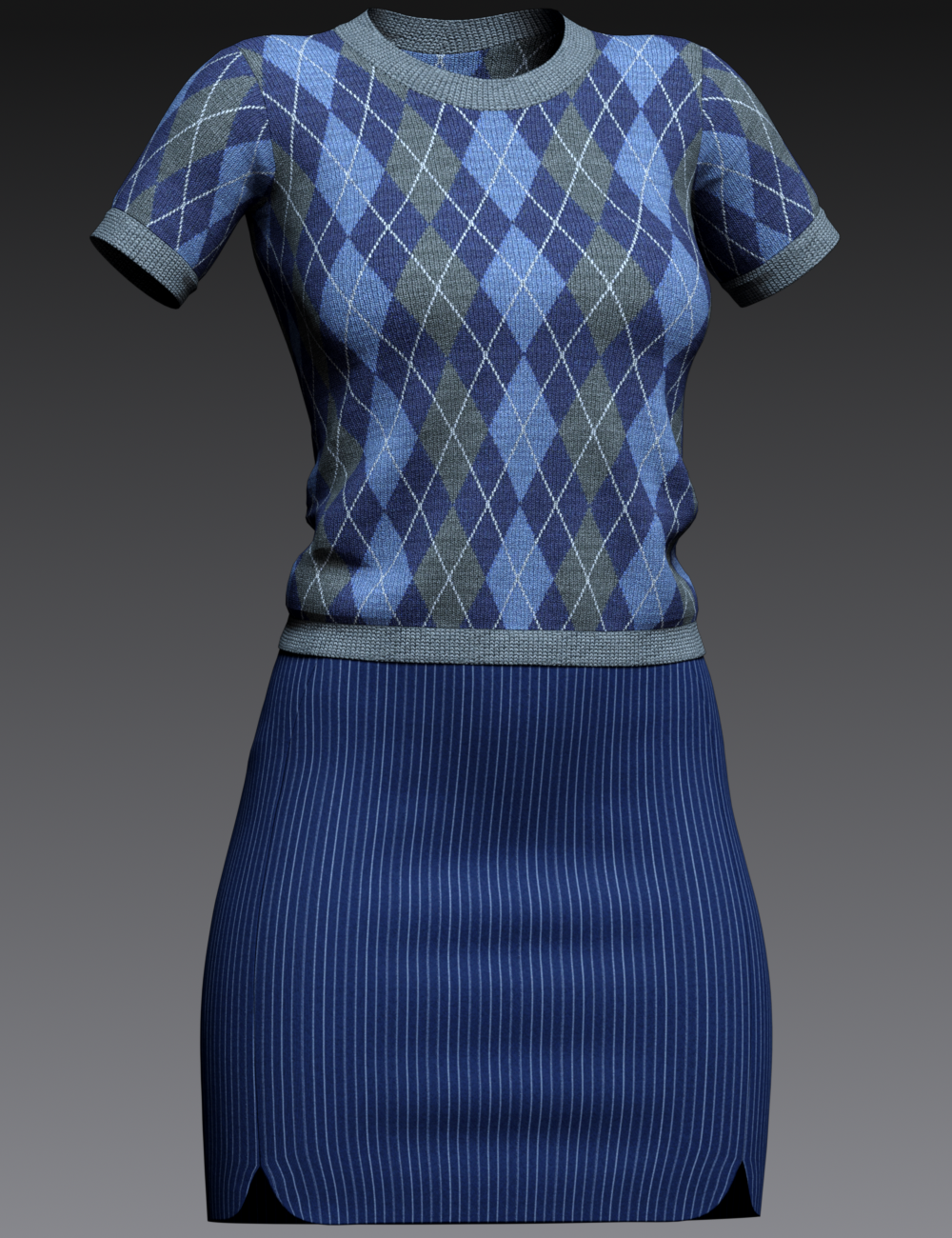 dForce 9 to 5 outfit for G8F by N/A