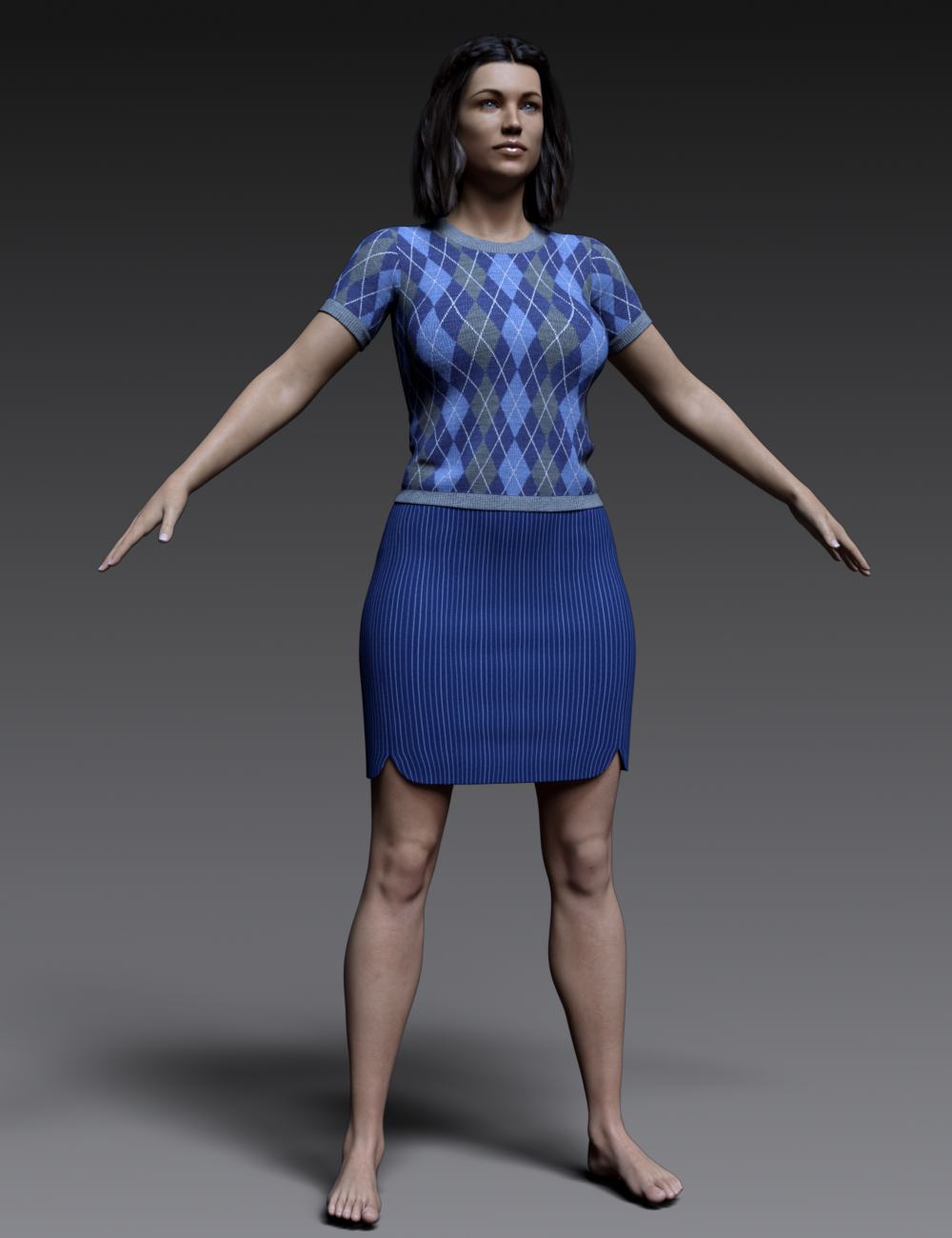 dForce 9 to 5 outfit for G8F by N/A