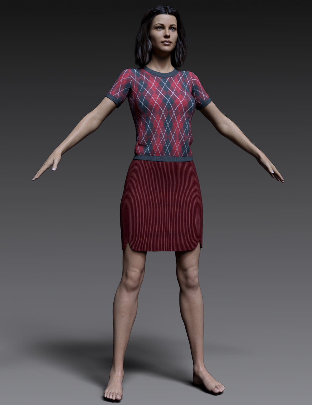 dForce 9 to 5 outfit for G8F by N/A