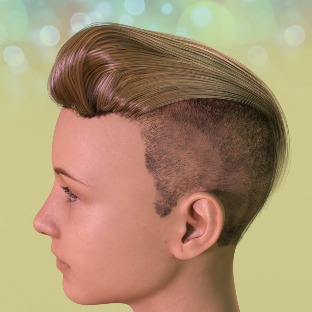 DKS Klansoon Hair for Genesis 8 Female by N/A