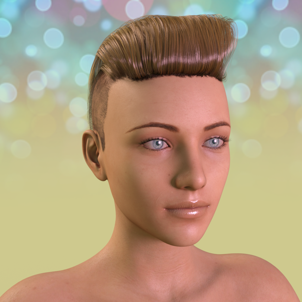 DKS Klansoon Hair for Genesis 8 Female by N/A