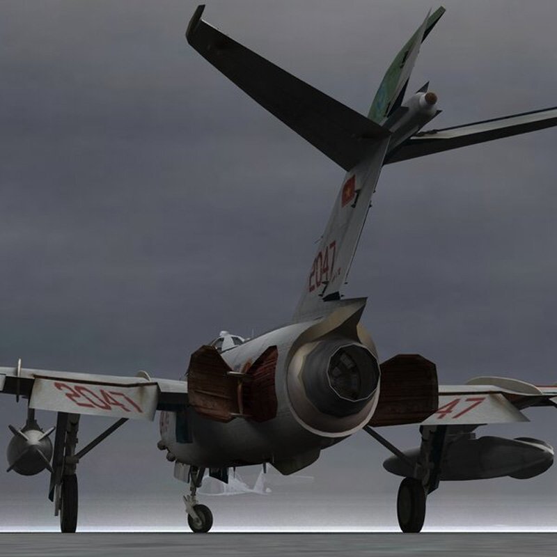 MiG-17 Fresco F - for Poser by N/A