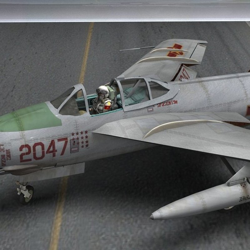 MiG-17 Fresco F - for Poser by N/A