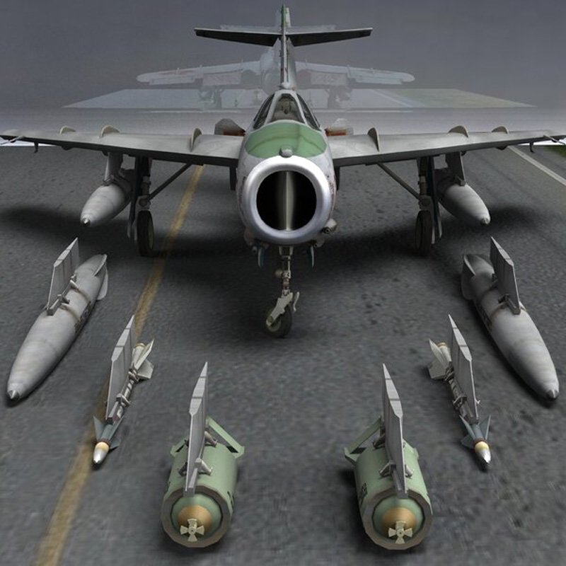 MiG-17 Fresco F - for Poser by N/A