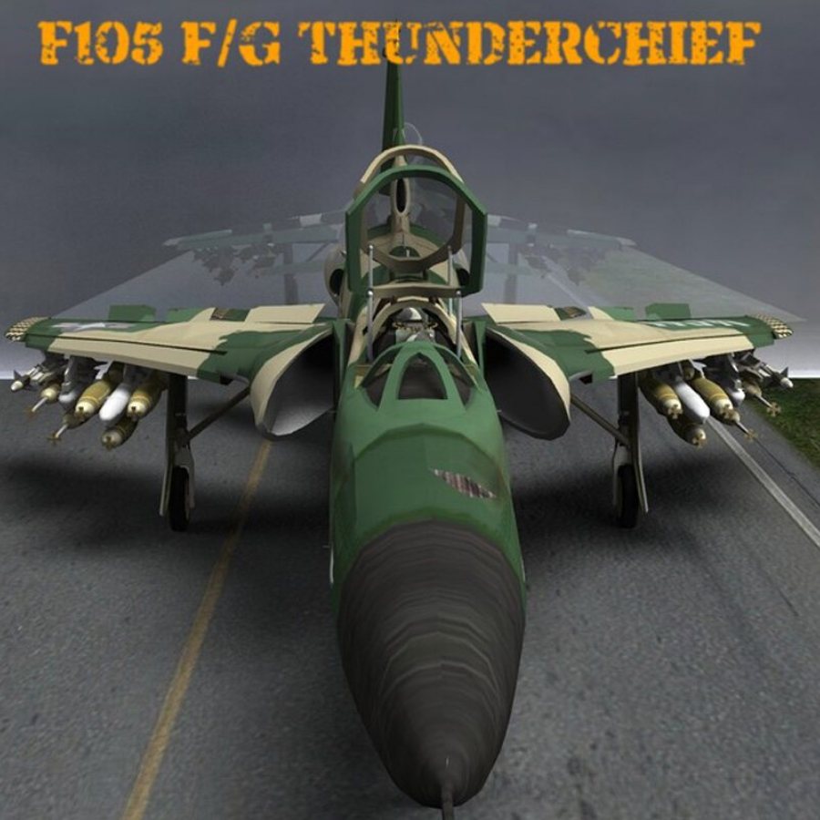 F105F/G Thunderchief - for Poser by N/A