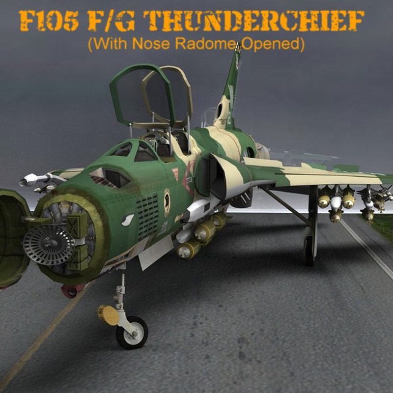 F105F/G Thunderchief - for Poser by N/A