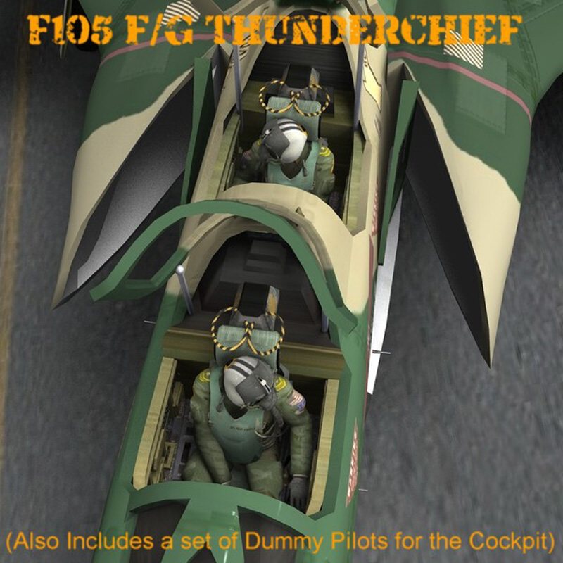F105F/G Thunderchief - for Poser by N/A