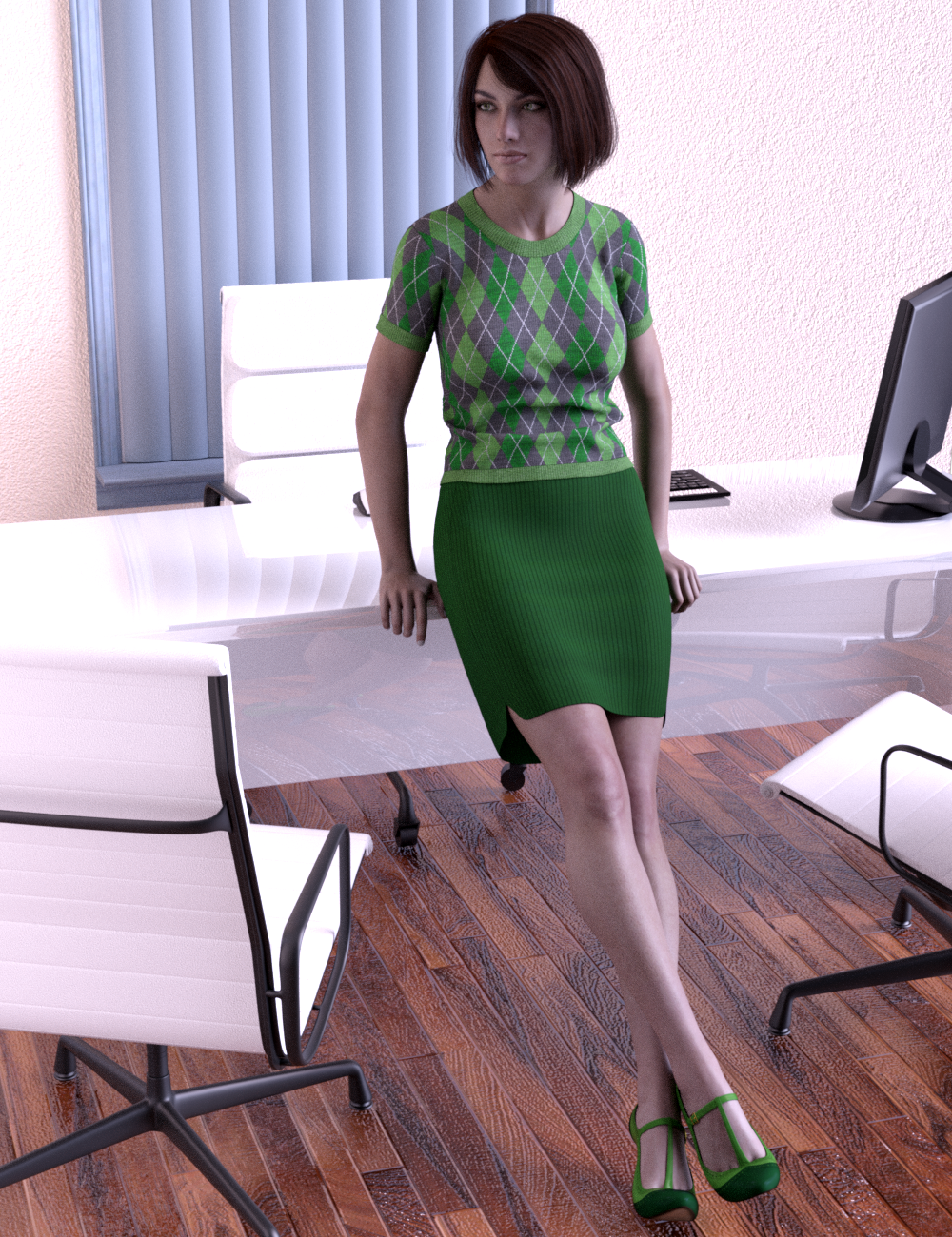 Work it for dForce 9 to 5 outfit by N/A