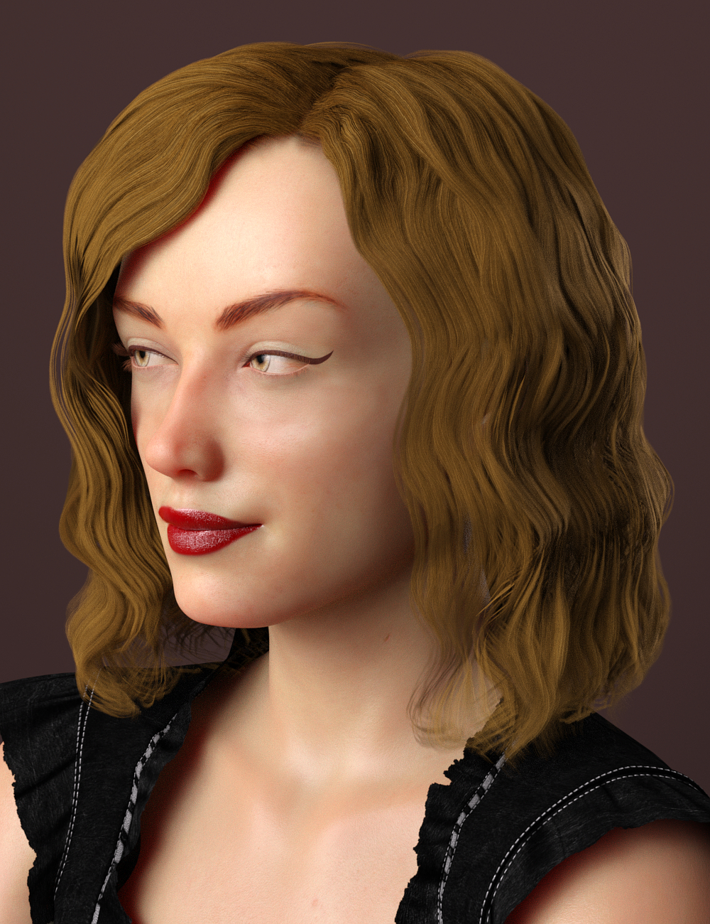 Deena Hair for Genesis 8 Females by N/A