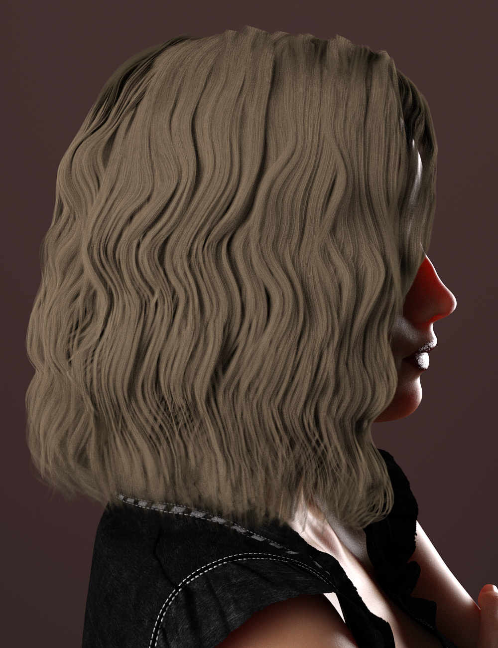 Deena Hair for Genesis 8 Females by N/A