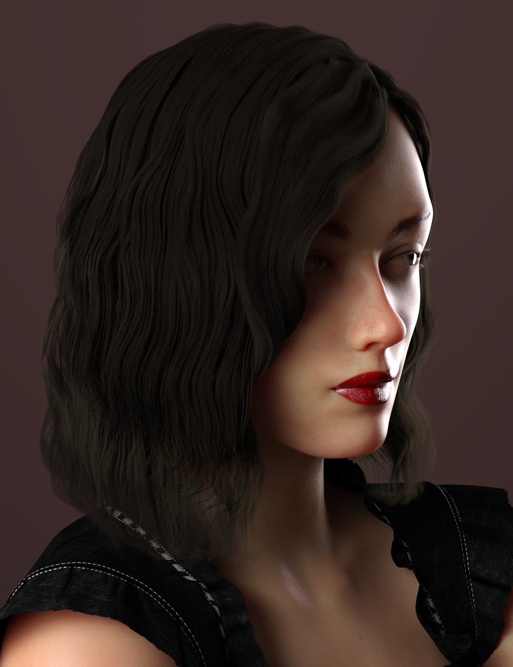 Deena Hair for Genesis 8 Females by N/A