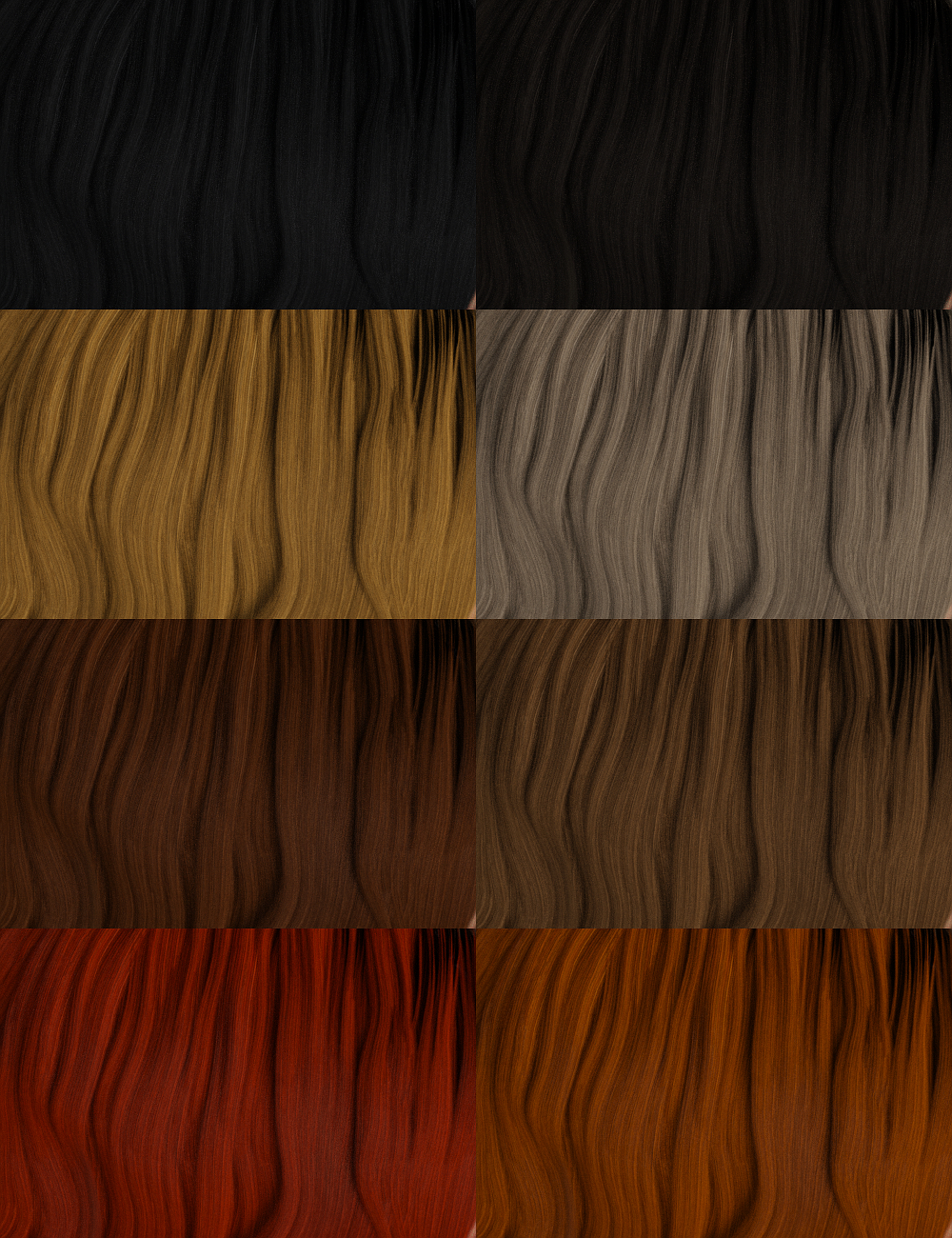 Deena Hair for Genesis 8 Females by N/A