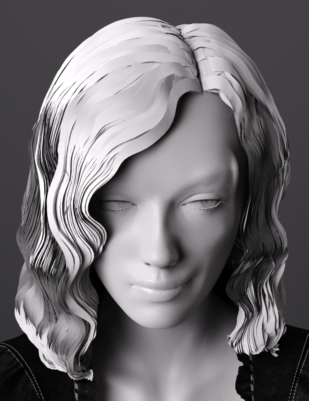 Deena Hair for Genesis 8 Females by N/A