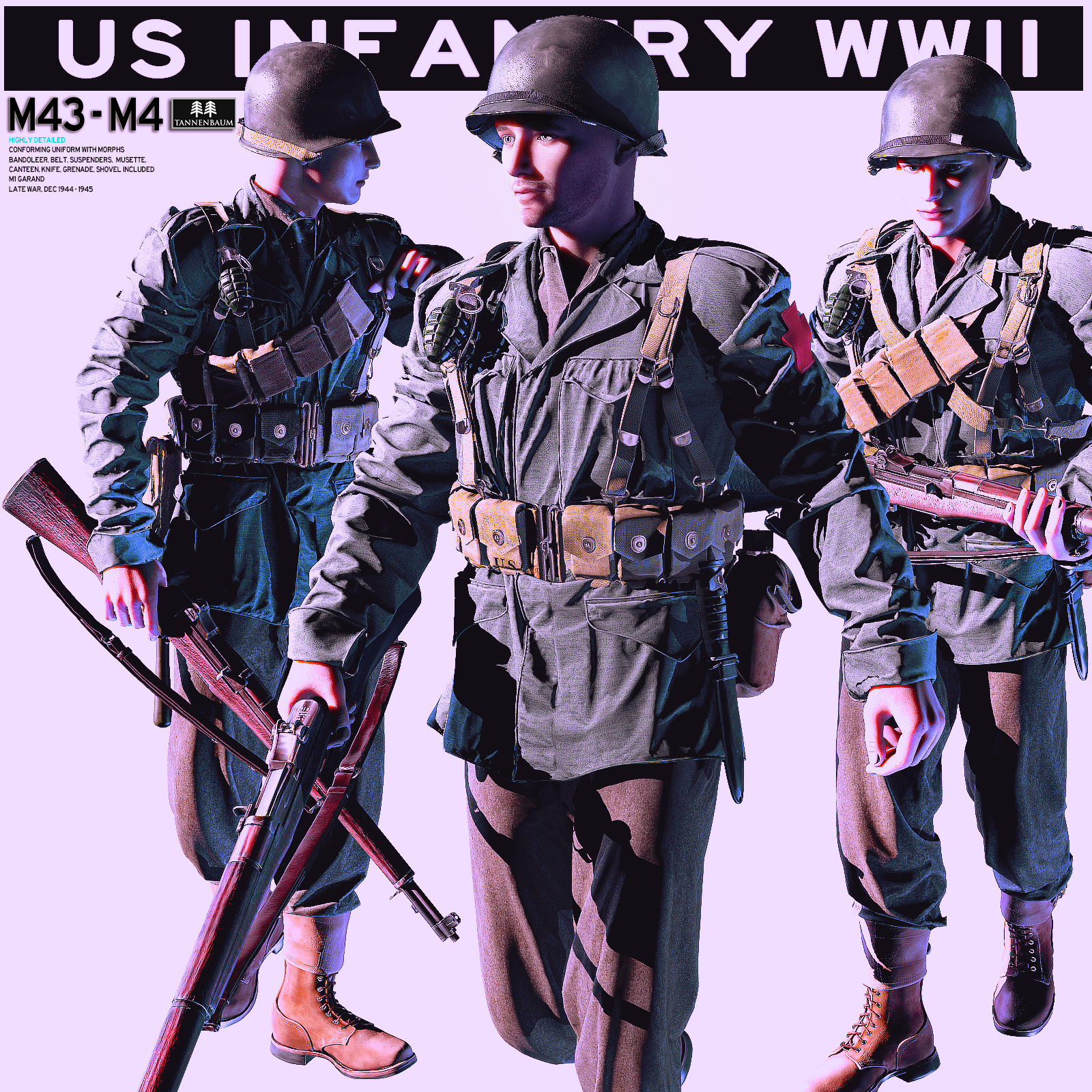 US Infantry WWII M43 by N/A