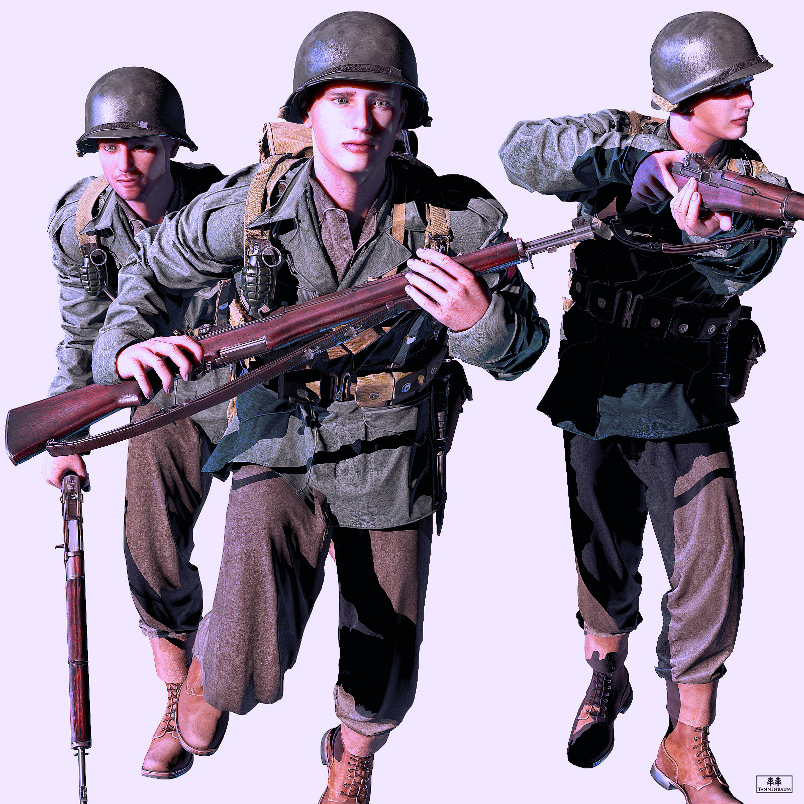 US Infantry WWII M43 by N/A