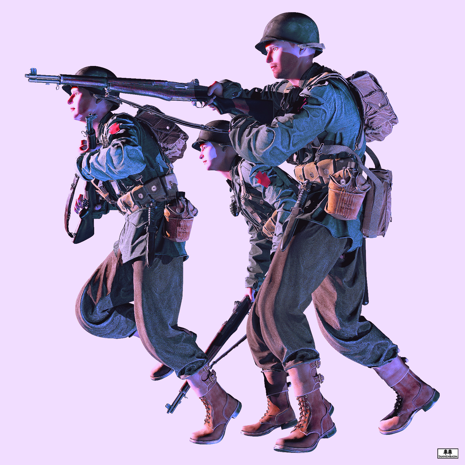 US Infantry WWII M43 by N/A