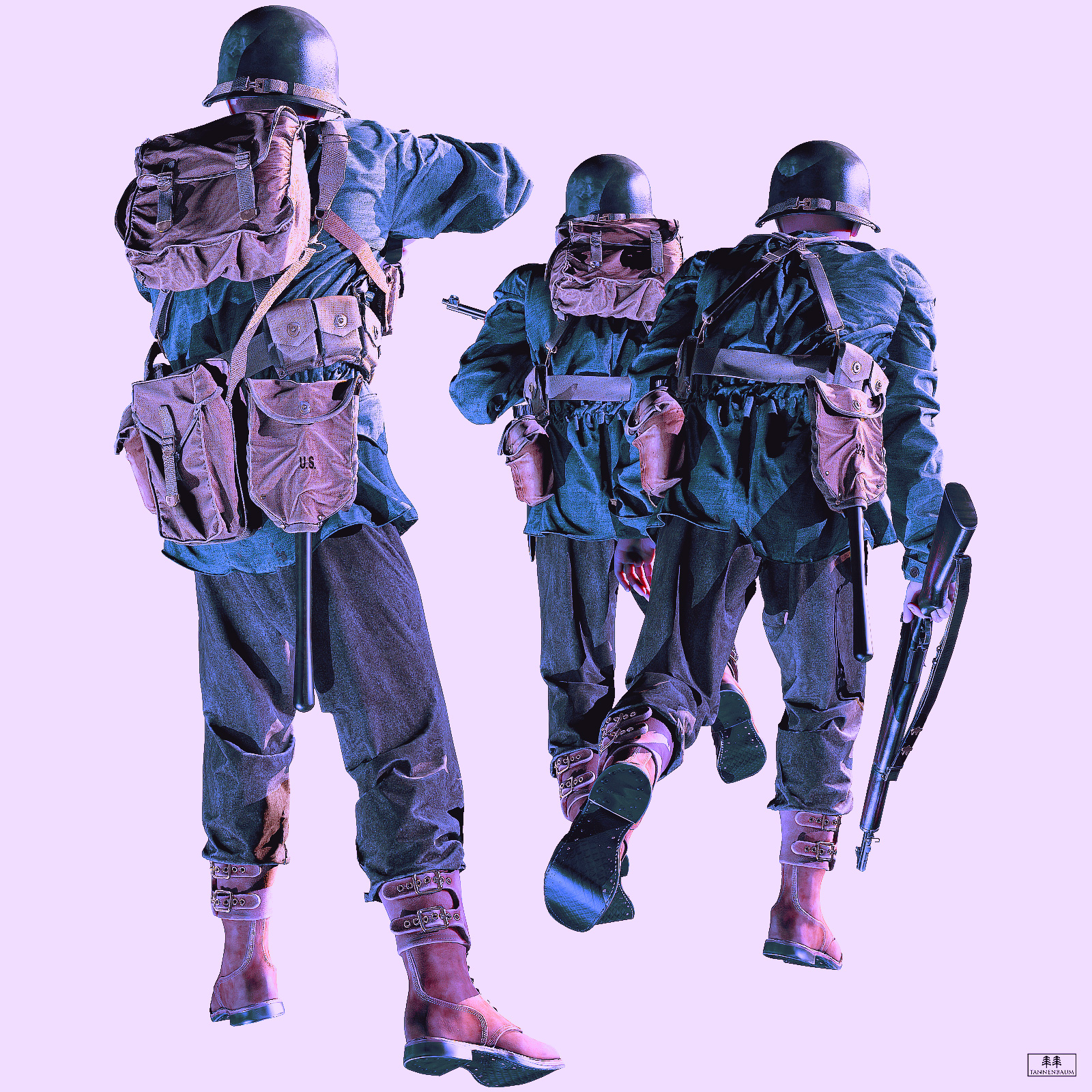 US Infantry WWII M43 by N/A