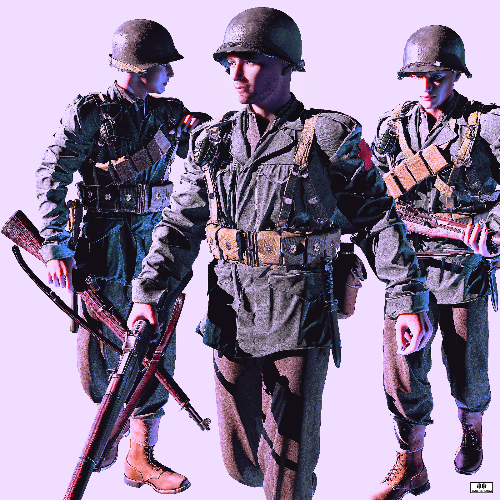 US Infantry WWII M43 by N/A