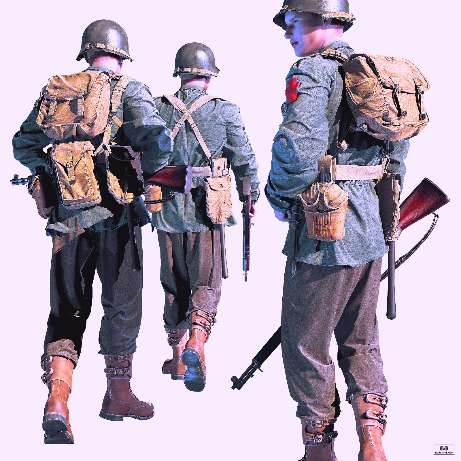 US Infantry WWII M43 by N/A