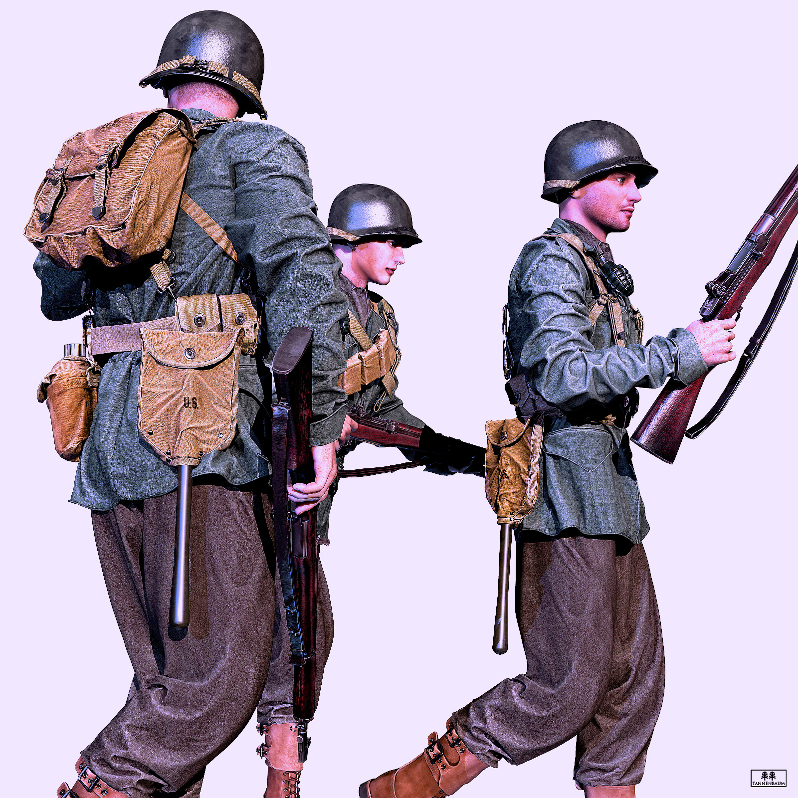 US Infantry WWII M43 by N/A