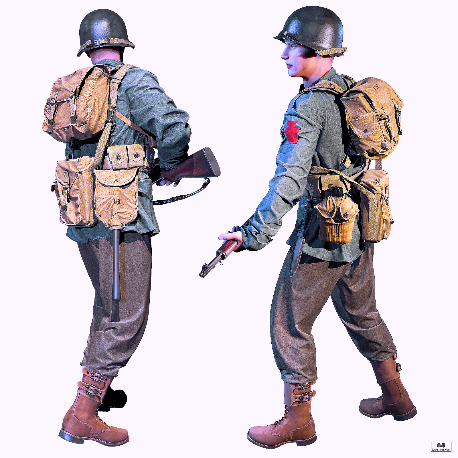 US Infantry WWII M43 by N/A