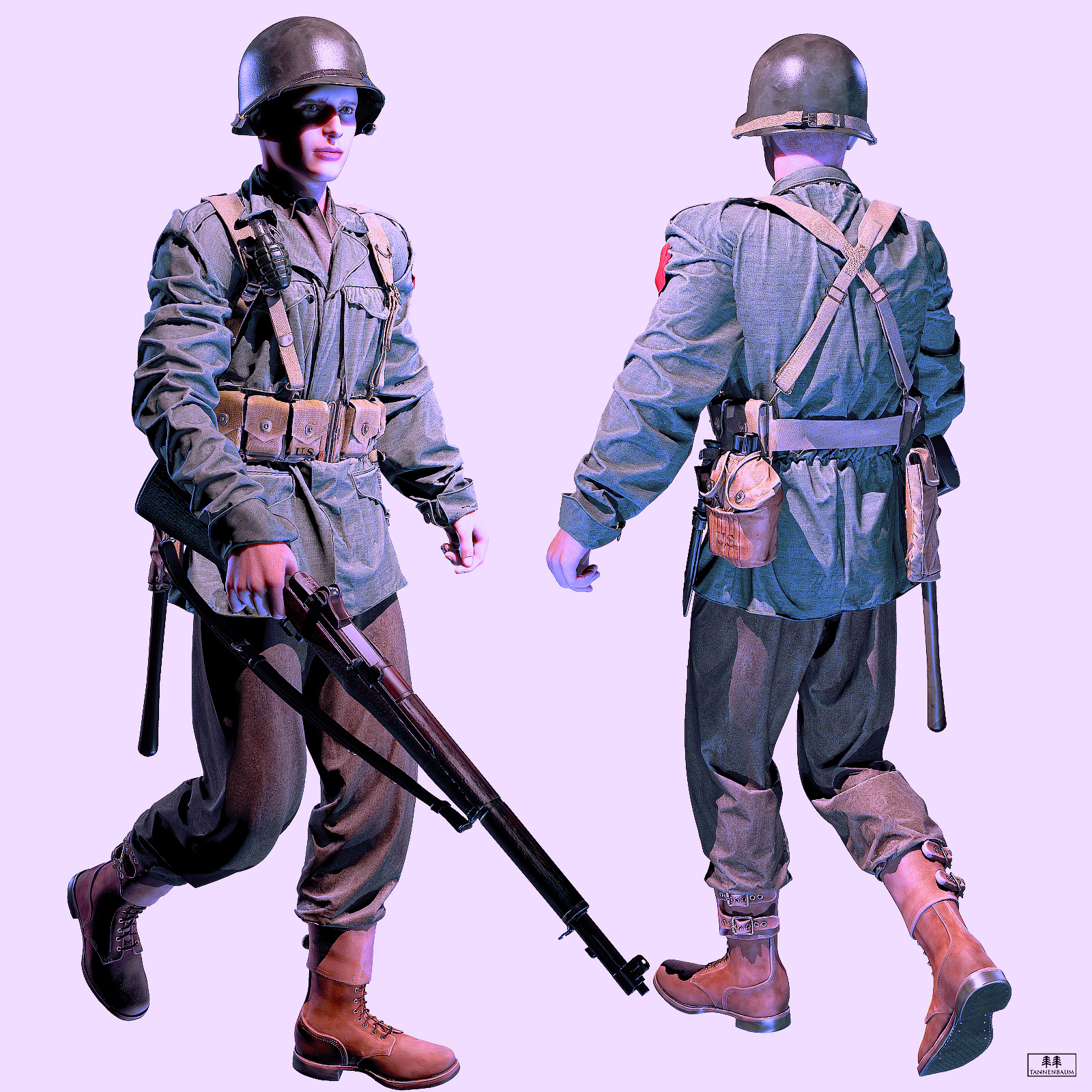 US Infantry WWII M43 by N/A