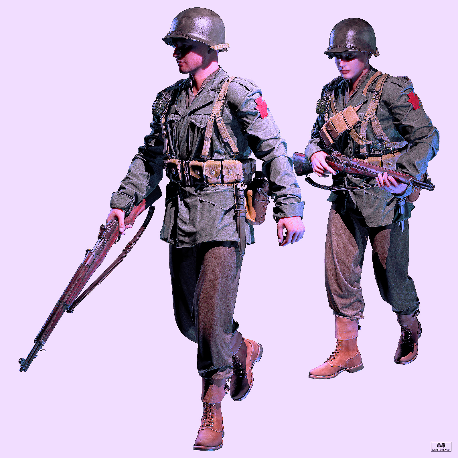 US Infantry WWII M43 by N/A